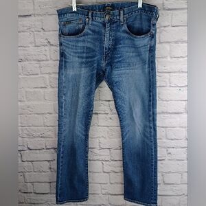 Polo Ralph Lauren The Varick Slim Straight Zip Up Jeans 34 / 30 Actual 35 / 29